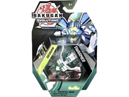 BAKUGAN EVOLUTIONS GEOGAN : SWARMER AVEC CARTE - GEOGAN BLANCHE - SAISON 4 - SPIN MASTER 20140050