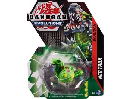 BAKUGAN EVOLUTIONS : NEO TROX AVEC CARTE - BOULE VERTE - SAISON 4 - SPIN MASTER 20138047