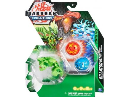 BAKUGAN EVOLUTIONS : PACK DE DEMARRAGE 3 BOULES : GILLATOR TROX HOWLKOR - SAISON 4 - SPIN MASTER 20137398