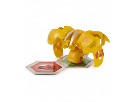 Bakugan evolutions : sectanoid avec carte - boule jaune - saison 4 - Spin master 20135598