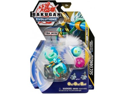 BAKUGAN EVOLUTIONS : SECTANOID - NANO WIDOW - NANO SLUDGEM - PLATINUM POWER UP - SAISON 4 - SPIN MASTER 20138082