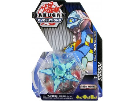 BAKUGAN EVOLUTIONS : STARDOX AVEC CARTE - BOULE BLEUE - PLATINUM SERIES - SAISON 4 - SPIN MASTER 20139204