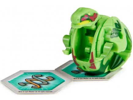 Bakugan evolutions : trox avec carte - boule verte - saison 4 - Spin master 20135595