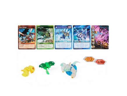 Bakugan evolutions : warrior whale - nano fury - nano sledge - platinum power up - saison 4 - Spin master 20138079