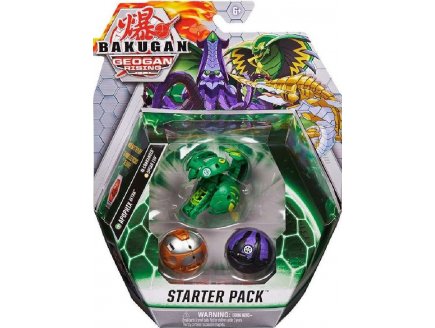 BAKUGAN GEOGAN RISING : PACK DE DEMARRAGE 3 BOULES : APOPHIX CRAKANOID SPEAR FIN - SAISON 3 - SPIN MASTER 20135565