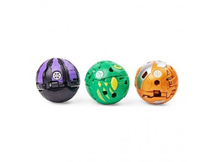 Bakugan geogan rising : pack de demarrage 3 boules : apophix crakanoid spear fin - saison 3 - Spin master 20135565