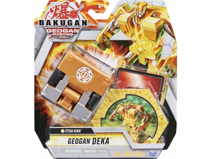 BAKUGAN GEOGAN RISING - PACK GEOGAN DEKA TITAN KING : 1 GRAND CUBE BRUN - JUMBO - SPIN MASTER 20136550