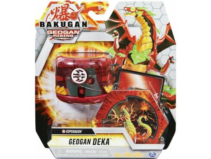 BAKUGAN GEOGAN RISING - PACK GEOGAN DEKA VIPERAGON : 1 GRAND CYLINDRE ROUGE - JUMBO - SPIN MASTER 20136551