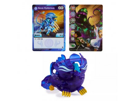 Bakugan l?gends : hydorous avec carte - boule rouge - nova s?ries - saison 4 - Spin master 20139751