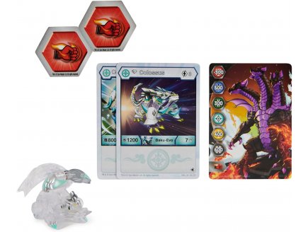 Bakugan legends : colossus avec carte - boule transparente - saison 5 - Spin master 20136085