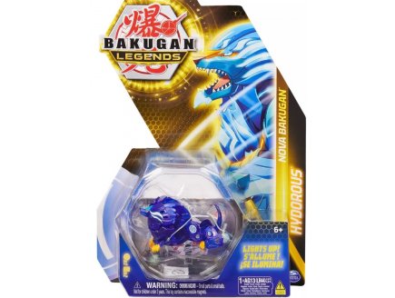 BAKUGAN LEGENDS : HYDOROUS AVEC CARTE - BOULE ROUGE - NOVA SERIES - SAISON 4 - SPIN MASTER 20139751