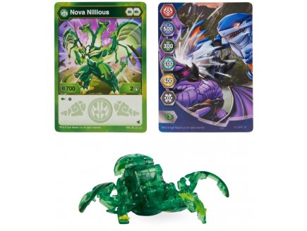 Bakugan Légends : Nillious avec carte - Boule verte transparente - Nova séries - Saison 5 - Spin Master 20139535