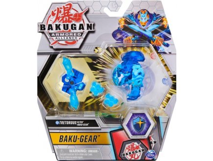 BAKUGAN ULTRA ARMORED ALLIANCE : TRETOROUS + BAKU-GEAR AVEC CARTE - BOULE BLEUE - SAISON 2 - SPIN MASTER 20124761