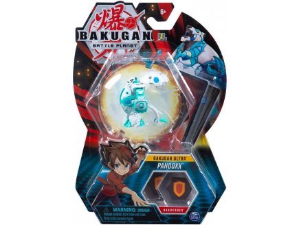 BAKUGAN ULTRA BATTLE PLANET : PANDOXX AVEC CARTE - BOULE BLANCHE - SPIN MASTER 20118134