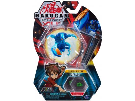 BAKUGAN ULTRA BATTLE PLANET : VICEROX AVEC CARTE - BOULE BLEUE - SPIN MASTER 20119407