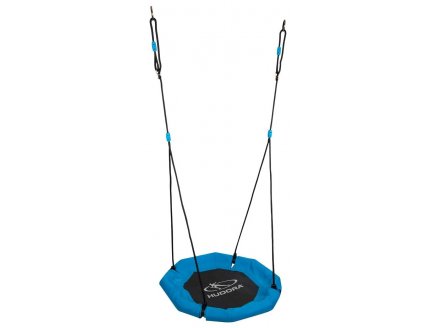 Balançoire Nid d'Oiseau Octagon 70 cm noir / bleu - Agres, accessoire portique - Jeu plein air, extérieur