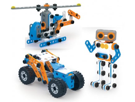 Baril de construction multi modèles 151 pièces - Meccano Builders - 25101 - Jeu construction Junior