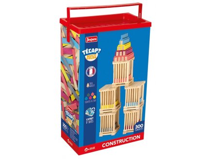 BARIL TECAP MULTI COLOR 300 PLANCHETTES EN BOIS - JEUJURA - 8313 - JEU CONSTRUCTION
