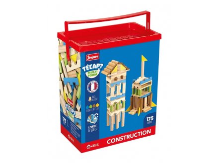 Baril Tecap MultiForm 175 pieces en bois - Jeujura - 8347 - Jeu construction