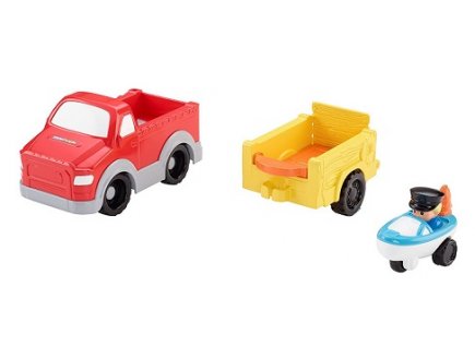 BATEAU DE PECHE LITTLE PEOPLE - VEHICULES WHEELIES - FISHER-PRICE - CDH63