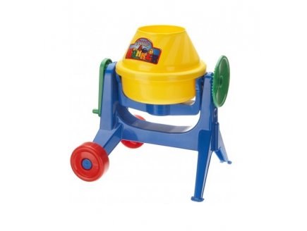 BETONNIERE EN PLASTIQUE ENFANT LITTLE WORKER - JEU DE SABLE - IMITATION