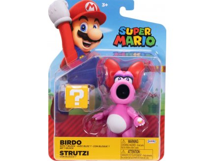 Birdo avec Block : Figurine Super Mario 12 cm - Personnage