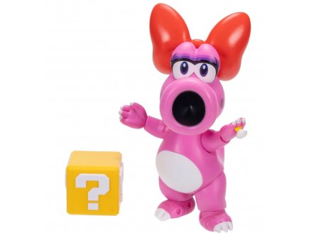 Birdo avec Block : Figurine Super Mario 12 cm - Personnage