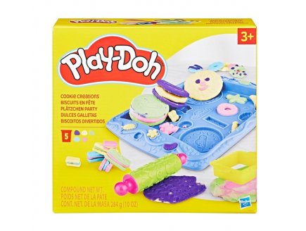 Biscuits en f�te Play-Doh - Pate � Modeler, Accessoires - Hasbro - B0307 - P�tisserie, Cookies, G�teaux