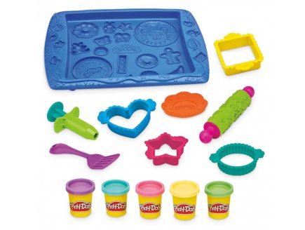 Biscuits en f�te Play-Doh - Pate � Modeler, Accessoires - Hasbro - B0307 - P�tisserie, Cookies, G�teaux