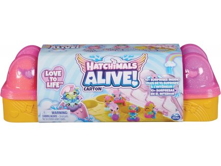 BOITE DE 10 SURPRISES HATCHIMALS ALIVE CARTON - PACK AVENTURE - SPIN MASTER