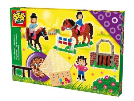 BOITE DE 3200 PERLES A REPASSER CHEVAUX - SES CREATIVE - 06122