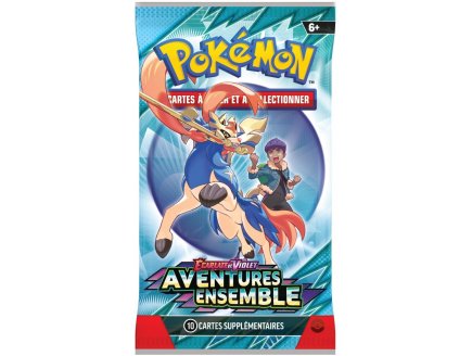 Booster Pokémon Aventures Ensemble EV09 - Ecarlate et Violet - Asmodee - cartes a collectionner Française