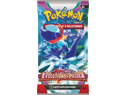 Booster Pokémon EV02 - Ecarlate et Violet : Evolutions à Paldea - Asmodee - cartes a collectionner Française