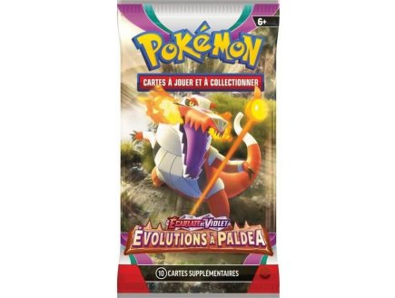 Booster Pokémon EV02 - Ecarlate et Violet : Evolutions à Paldea - Asmodee - cartes a collectionner Française