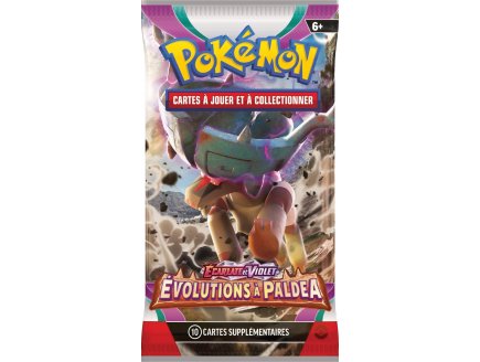 Booster Pokémon EV02 - Ecarlate et Violet : Evolutions à Paldea - Asmodee - cartes a collectionner Française