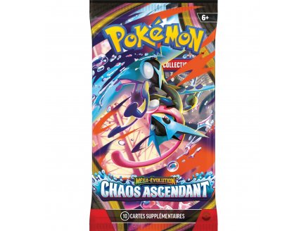 Booster Pokémon Méga-Évolution ME04 - Chaos Ascendant - Asmodee - cartes a collectionner Française
