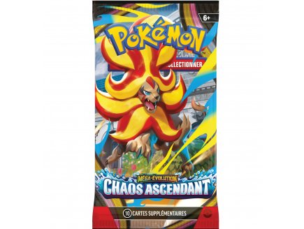 Booster Pokémon Méga-Évolution ME04 - Chaos Ascendant - Asmodee - cartes a collectionner Française