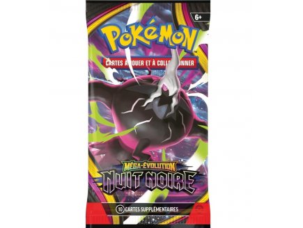Booster Pokémon Méga-Évolution ME05 - Nuit Noire - Asmodee - cartes a collectionner Française