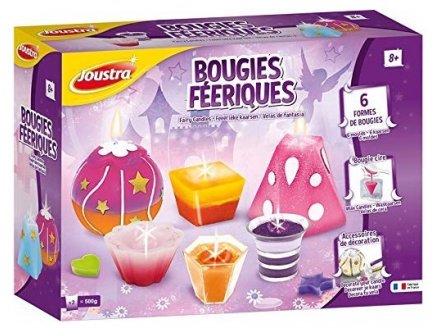 BOUGIES FEERIQUES - JOUSTRA - J45026 - COFFRET CREATIF BOUGIES