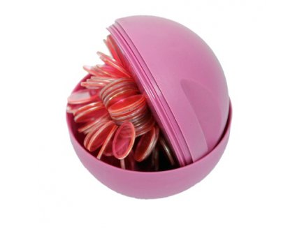 Boule de loto magnetique numerotee rose + 100 pions - kit 2 en 1 - Lotoquine