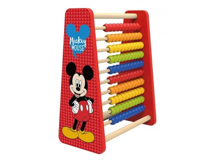 BOULIER ABAQUE EN BOIS 10 RANGEES MICKEY - DISNEY BABY - JOUET EDUCATIF PREMIER AGE