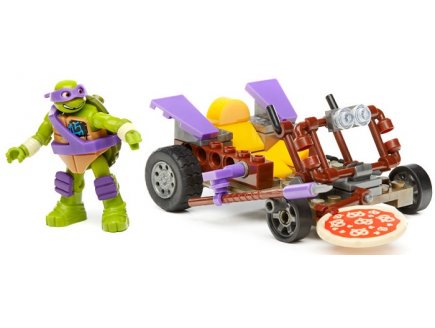 Buggy a pizza de donatello - tortues ninja - Mega bloks - dmx37 - jeu de construction