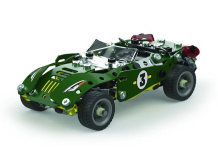 Cabriolet Roadster à rétrofriction 5 modèles - Meccano Masters - 25204 - Jeu construction Voiture de course