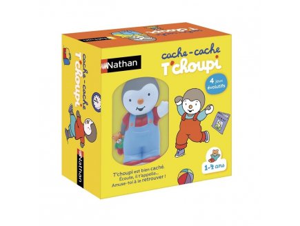 CACHE CACHE T'CHOUPI 4 JEUX EVOLUTIFS - FIGURINE PARLANTE - NATHAN - JEU OBSERVATION