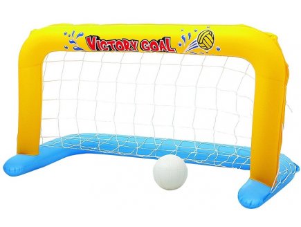 Cage de water polo gonflable + ballon - Bestway - jeu piscine - but foot