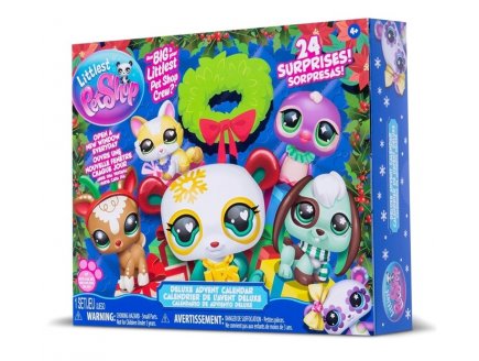 Calendrier de l'avent Deluxe Littlest Petshop - Figurines animaux, accessoires - Bandai - Nol 2025