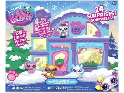 Calendrier de l'avent Deluxe Littlest Petshop - Figurines animaux, accessoires - Bandai - No�l 
