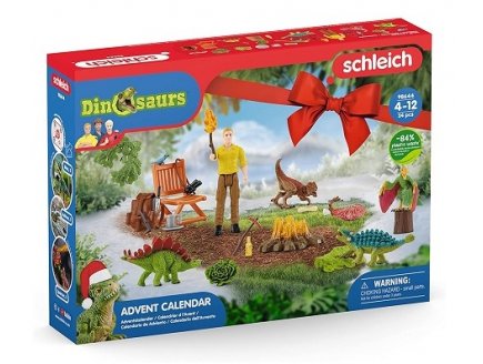 CALENDRIER DE L'AVENT DINOSAURES NOEL 2022 - SCHLEICH - 98644 - FIGURINES JURASSIC