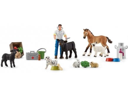 Calendrier de l'avent farm world ferme - Schleich - 98643 - figurines animaux