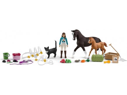 Calendrier de l'Avent Horse Club Noël 2024 - Chevaux - Schleich - 99092 - Figurines, Accessoires